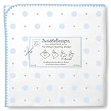 (スワドルデザインズ)Swaddle Designs ベビー アルティメット ブランケット おくるみ 17.パステルブルー【B.Dots】