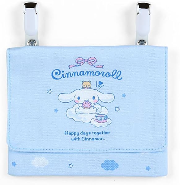 サンリオ(SANRIO) サンリオ ポケットポーチ シナモロール シナモン Cinnamoroll 11×14×3cm ポケットポーチ キャラクター 989606 SANRIO - 1