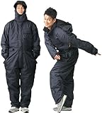 [オートバイ印]山田辰・Auto-Bi印 光電子素材 防水透湿防寒つなぎ A-810 ネイビーブルー LLサイズ