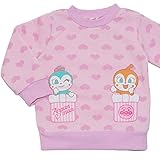 2016年 秋冬 アンパンマンガール ドキンちゃん コキンちゃん ハート柄トレーナー TC裏毛起毛 Anpanman Girl ピンク◇80cm