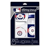 Baby Fanatic Bib, Bottle & Pacifier Gift Set/テキサス レンジャーズ/ベビーギフト３点セット [並行輸入品]