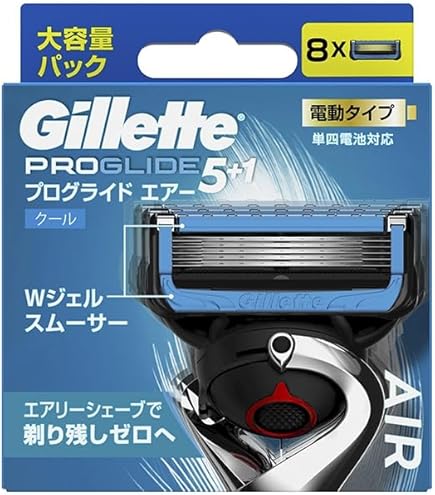 Amazon.co.jp: ジレット プログライドエアー電動替刃4B 540-130631-00