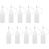 ULTNICE ニードルチップアプリケータ接着剤ボトルDIYクーリングツール精密ボトル10mlパック10