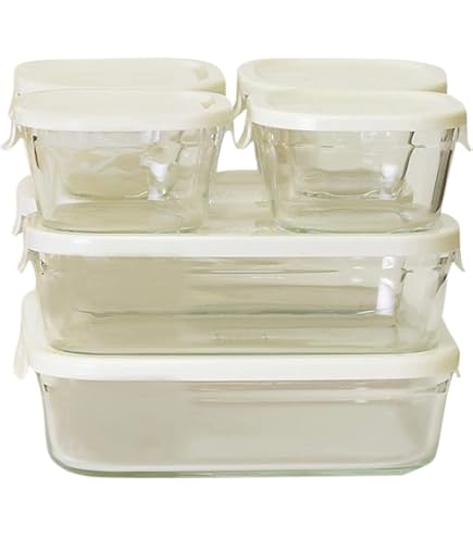 Amazon｜iwaki（イワキ） 耐熱ガラス 保存容器 7個セット パック