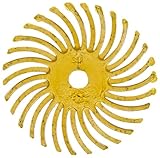 Scotch-Brite Radial Bristle Disc, 35000 rpm, 1' Diameter, 80 Grit, Yellow (Pack of 24) [並行輸入品]