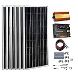 ECO-worthy 600w ソーラーパネル & 20A 12V 温度補償バッテリーチャージャー&3KW 正弦波 オフグリッド インバーター