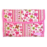 ようこそ赤ちゃんHappy母子手帳ケース（ジャバラタイプ）　スカンジナビアのフラワーパーク（ピンク）　B2901200　日本製