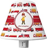 Firetrucks Shade Night Light ( Personalized )