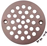 Plumbest d41 – 10rb Strainer with Screws forファイバーグラスシャワーStalls、オイルはブロンズ