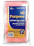 Quali-Tech 4EAP050-12 4-Inch Roller Lite All Purpose 1/2-Inch Nap Contractor Pack Mini Rollers by Qu