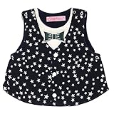 Lala Dress ララドレス ドレスベスト S 60-70cm アンソニー ネイビー 星×蝶ネクタイ lldfw1605-01