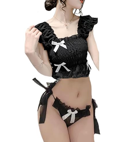 Amazon.co.jp: ロリータドレスセクシーなランジェリーエロコスプレ