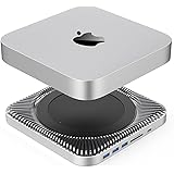 安心の日本企業 適格請求書発行可 7in1 放熱設計 Mac mini用スタンド USBハブ usb-c/a 7ポート 拡張 多機能 ハブ Type-C USB 3.0 2.0 micro SD カードリーダー データ転送 Mac Mini 2018