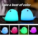 Sikye Lovelyドルフィン形状ナイトライトLED充電ランプカラフルな部屋寝室ロマンチックdecor-touchセンサー