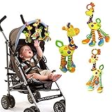 Animal Handbells Developmental Toy Bed Bells Kids Baby Soft Toys Rattle Lovely by New