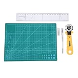 Akozon5点セット手縫い製作ツールキットペーパーファブリックレザーカッティングツールセット