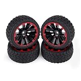 Hobbypower 12mm六角 ラバータイヤラリータイヤレーシングオンロードホイールHSP HPI RC 1:10車 用