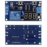 Dolity リレーモジュール　制御基板　スイッチ　LEDデジタル　DC 12V　ブルー