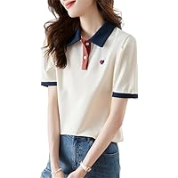 ゴルフ ウェアトップス ポロシャツ レディース 半袖 Tシャツ