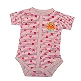 ロンパース アンパンマン 前開き ロンパース 肌着 ANPANMAN BANDAI 70cm ピンク