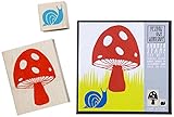 Yellow Owl Workshop Mushroom Snail　スタンプセット