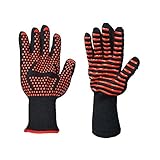 MIRACLE 超 耐熱グローブ 片手のみ 高温作業 火傷 火ばさみ 整備 キャンプ 車 軍手 DIY グリップ MC-HXBBQ0006