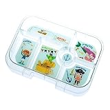 Yumbox Illustrated (6-compartment Pirate & Mermaid Design) Bento Food Tray (Yumbox Outer Leakproof S