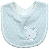 《春秋対応》(日本製) Pample Mousse(パンプルムース) くまさんアップリケ付スタイ FREE/SA NO.DP-81514