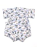 甚平 雲龍柄 ホワイト [70サイズ] ロンパース グレコ じんべい ベビー 日本製 肌着 パジャマ 寝巻き