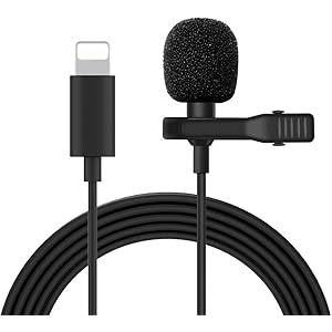 amatage コンデンサマイク iPhone マイク クリップ式 ピンマイク ライトニング マイク 全方向性 高音質…