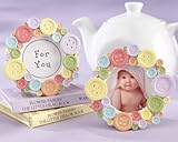 Cute as a Button Round Photo Frame (Set of 48) by Kateaspen [並行輸入品]
