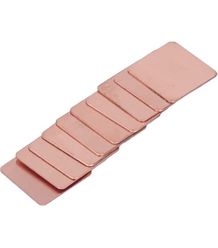 thumbnail image 2 of Easycargo 10pcs 15mm Heatsink 15x15x6.5mm + Pre Applied 3M 8810 Thermal Conductive Adhesive Tape Cooling Cooler Gpu Chips Vram Vga Ram 10pcs 15x15x6 6m 2 of 13