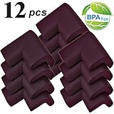 ZoroPlan Corner Guards 12 Piece Set - Cushiony Table Furniture Childproofing Corner Cushion Protecto