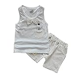 Cutelove 子供服 Tシャツ タンクトップ Tシャツ＆パンツ 上下セット ショートパンツ 袖なし ベビー 男の子 夏 可愛い柄