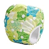Terra Living 再利用水泳用オムツ - 調節式のワンサイズ、吸水性、0-36ヶ月、最大30ポンド(13.6kg)までの乳幼児の旅行用 環境に優しいTerra Baby