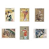 切手趣味週間シリーズ 6枚セット