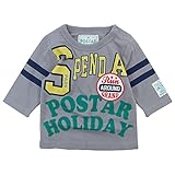 POSTAR(ポスター) 天竺アメカジロゴ7分袖Tシャツ 110cm /杢GRAY NO.P-1511-01