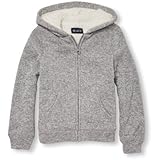 THE CHILDREN'S PLACE(ザ・チルドレンズプレイス) アクティブフェイクシェルパ-ラインドスペースダイドジップアップフード ペリティント アウターパーカー 4歳【並行輸入】