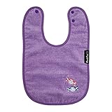 Mum 2 Mum スタンダードビブ刺しゅう入り パープルキャンディー