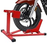 新しいオートバイスポーツバイクフロントホイールChockリフトスタンドFits 16 " - 18 "タイヤ