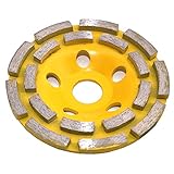 115ミリメートルダブル列カップ砥石ディスクボウル形状研削カップコンクリート御影石石器セラミックスツール面取りに適して
