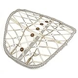 DealMuxカーオフィスベージュ弾性ベルト織り込まウエストバックブレース腰椎サポートマッサージャー