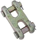 Stanley National Hardware 3255BC 1/2" Double Clevis Link in Yellow Chromate [並行輸入品]