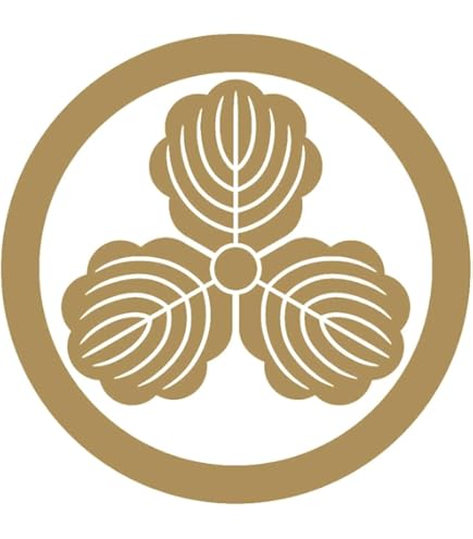 Amazon.co.jp: 丸に三つ柏 カッティングステッカー 幅8cm x 高さ8cm