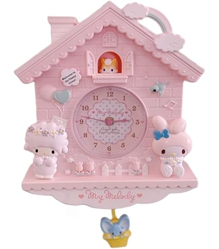 Amazon.co.jp: サンリオ(SANRIO) マイメロディ フェイス形壁掛け時計