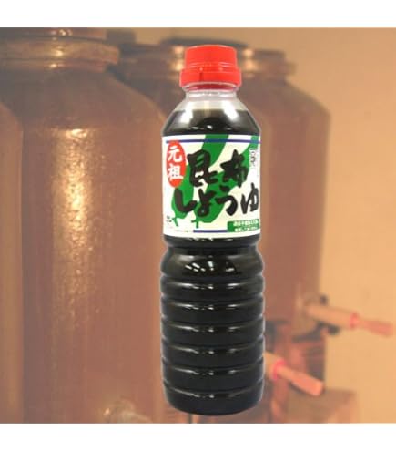 Amazon.co.jp: 中村醸造元 元祖 昆布しょうゆ 500ml x 6 カネカメ 醤油