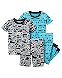 カーターズ Carter's パジャマ キッズ子供服 綿リブ100% 4点セット 4-Piece Snug Fit Cotton PJs 5T (105-112cm)