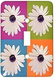 3dRose LLC lsp_21330_1 African Daisy Pop Art Collage Single Toggle Switch