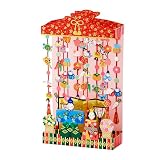 サンリオ(SANRIO) メッセージカード ひなまつり レーザーカットつるしびなと親王飾り JHN 11-5 718998