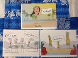 (Terry_and_Jun)Ocean Michael - 5x7 Greeting Cards Made in Hawaii グリーティングカード 3枚セット ハワイ (Aloha)